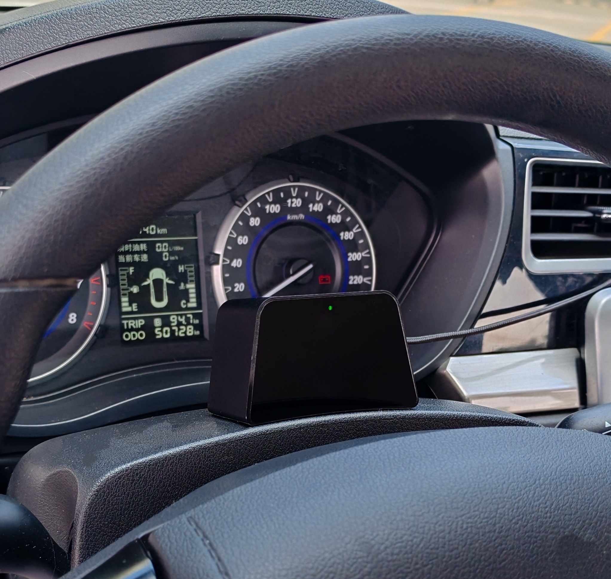 NUZZ AI 차량 설치 후 모습